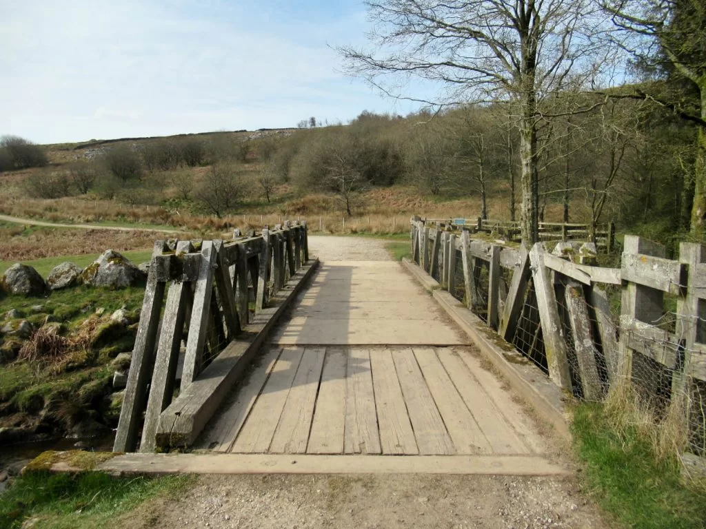 One of two bridges on the very northern tip of the reservoir