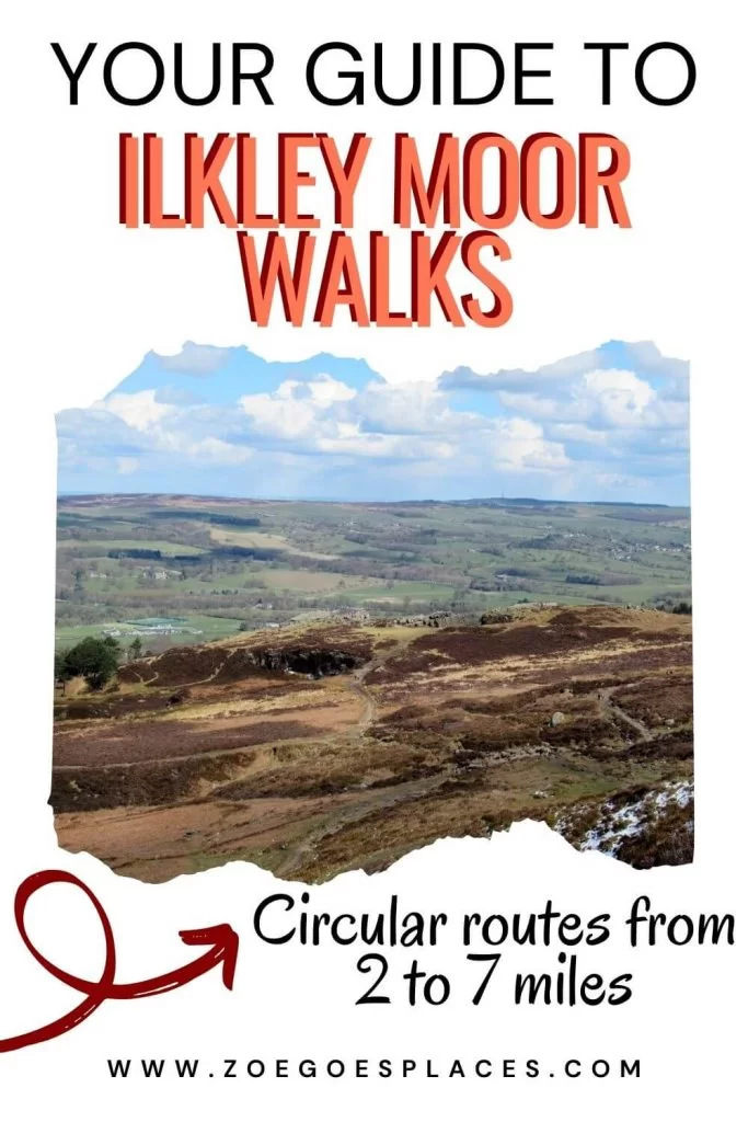 Your guide to Ilkley Moor Walks. Circular routes from 2 to 7 miles.
