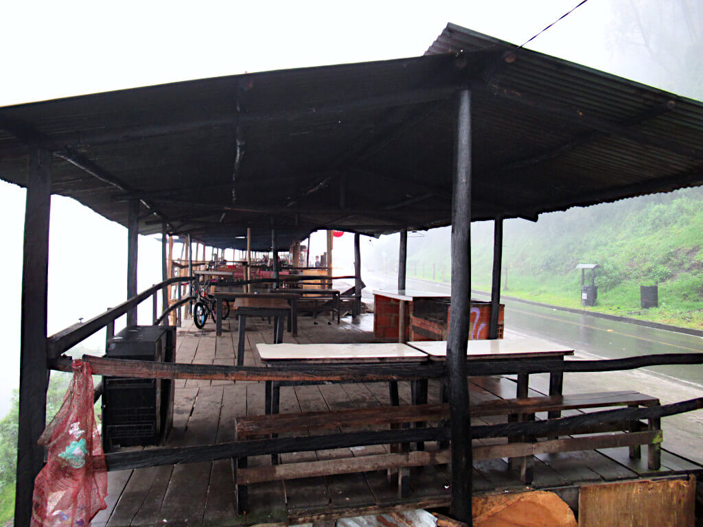 Roadside shelter next to the Tequendama Falls