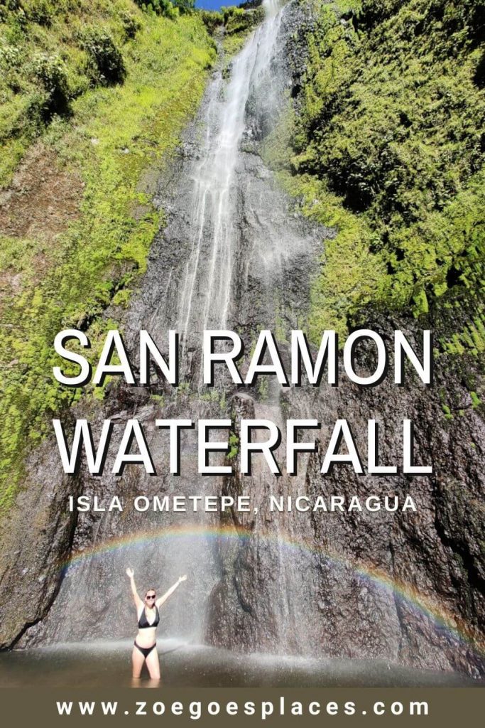 On Isla Ometepe, Nicaragua is the stunning San Ramon Waterfall on the slopes of Volcano Maderas