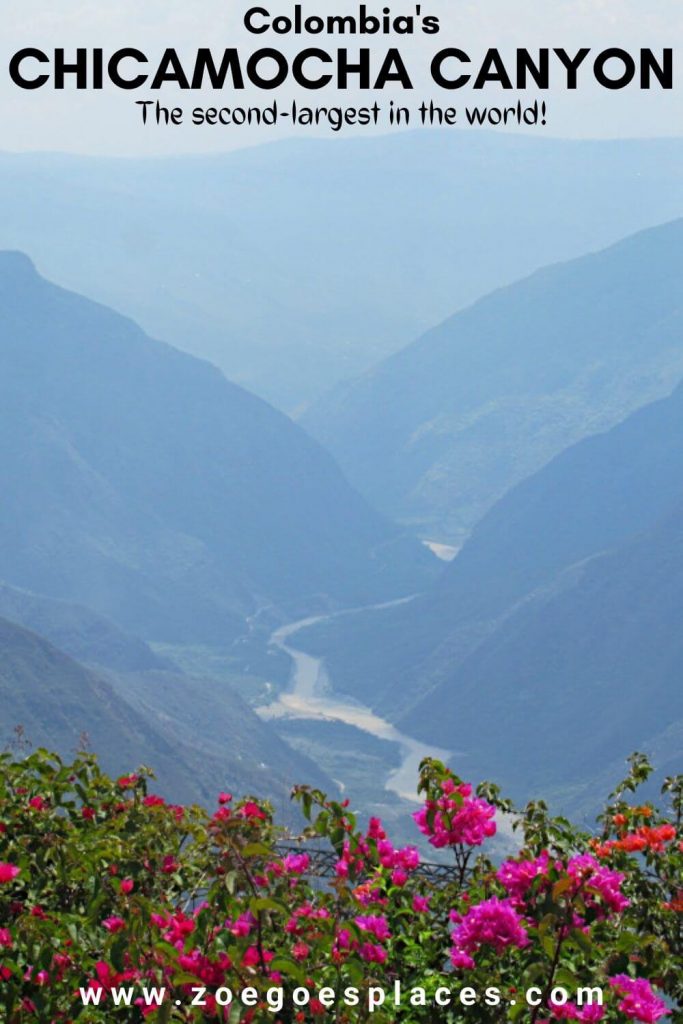 Colombia's Chicamocha Canyon, the second largest in the world!