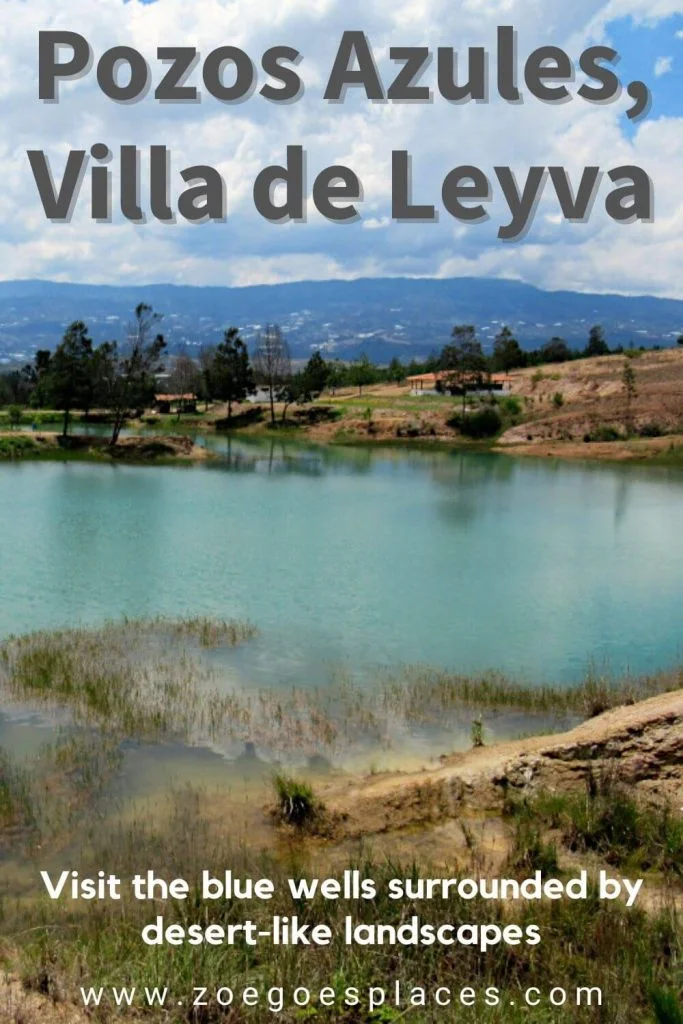 Pozos Azules Villa de Leyva. Visit the blue wells surrounded by desert-like landscapes