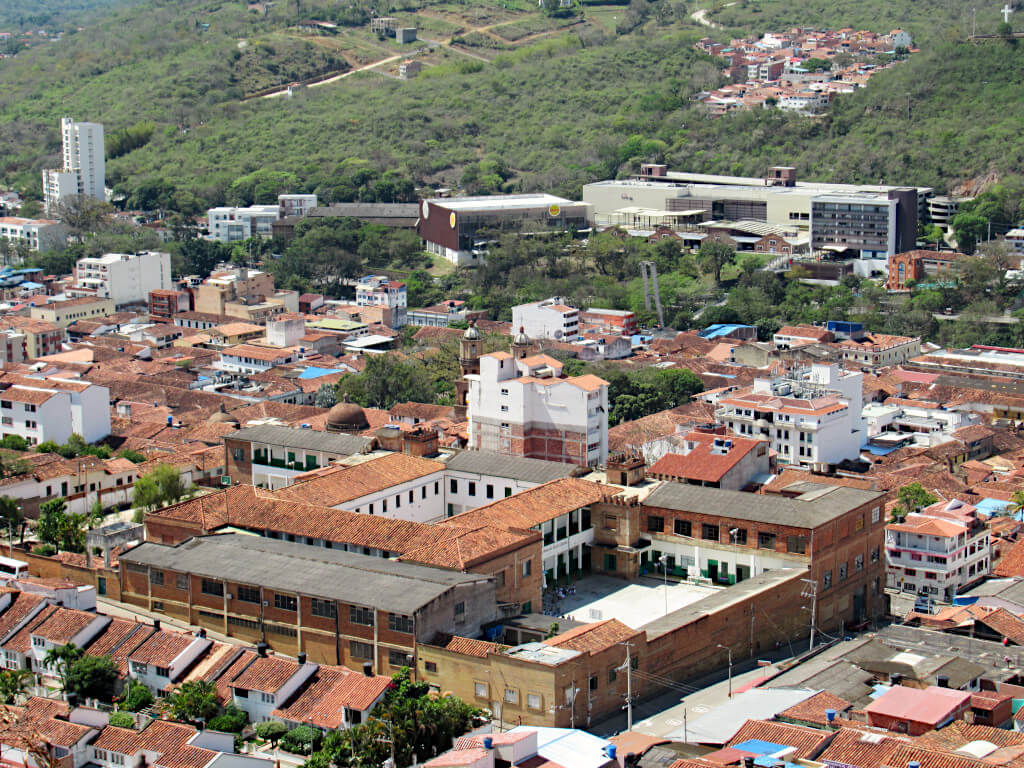 Overlooking the city from the viewpoint