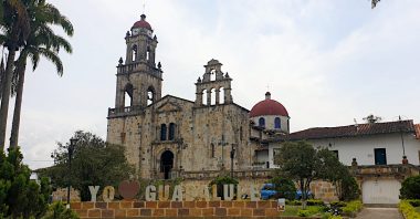 The town of Guadalupe in Santander, Colombia