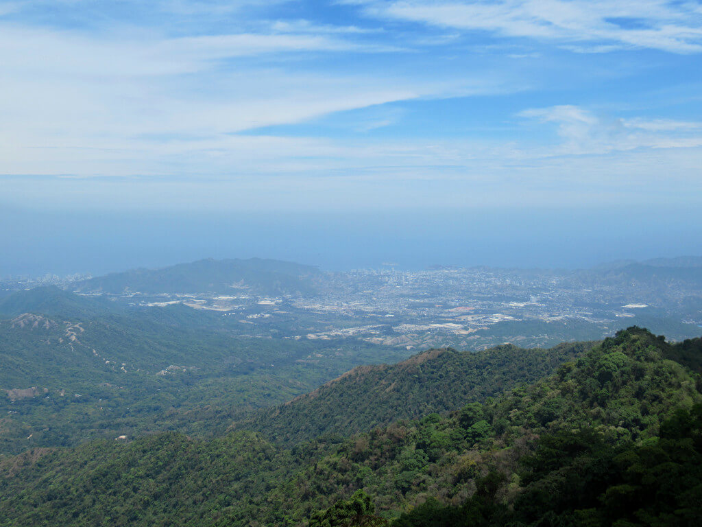 Looking over Santa Marta and the Caribbean Sea from Minca, this hot and sweaty Colombia hike is worth doing for the views