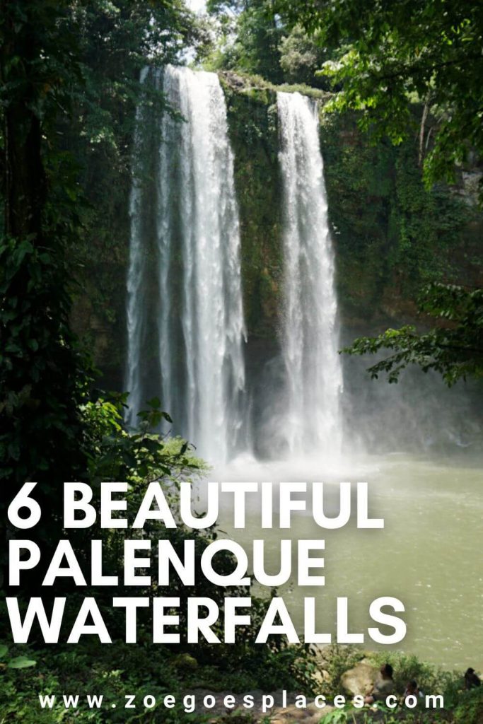 6 Beautiful Waterfalls in the small Mexican city of Palenque in the state of chiapas