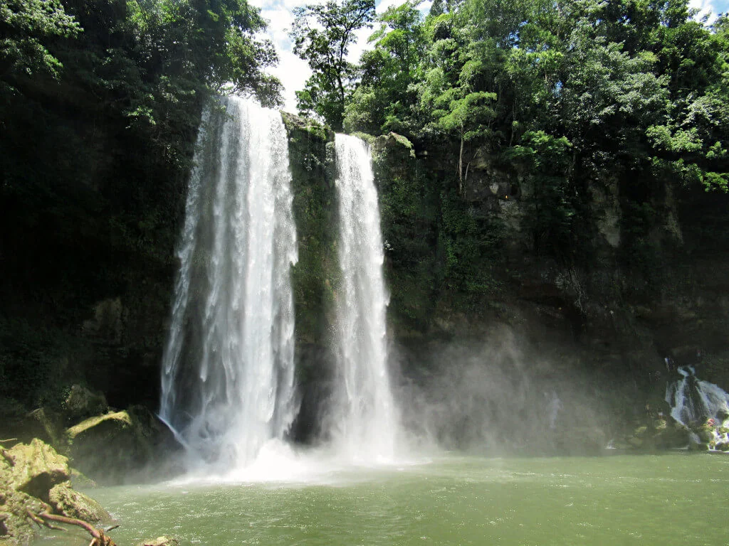 Misol-Ha Waterfall with its impressive 35-metre drop and large pool