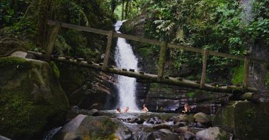 There are many waterfalls in Colombia, most of which offer the opportunity to cool off from the near-equatorial heat