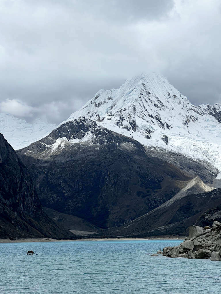 Sky-high mountains fill the horizon when you're at Peru's most magical lake