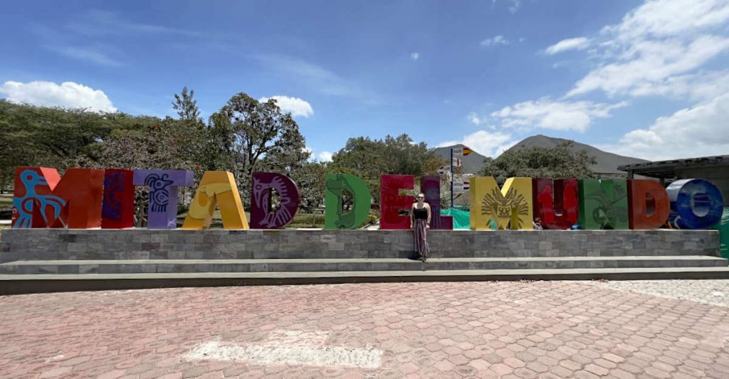 Mitad del Mundo Ecuador where the equator line is situated