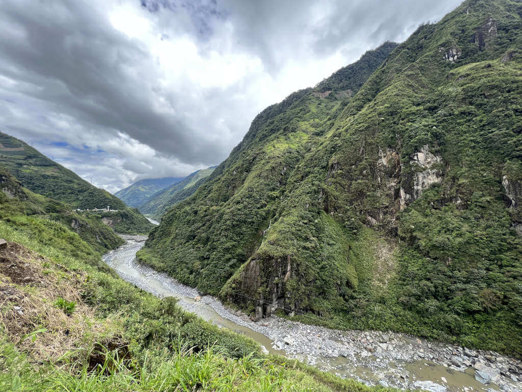 Waterfalls galore along the Rio Pastaza, located at the gateway between the Andes and the Amazon