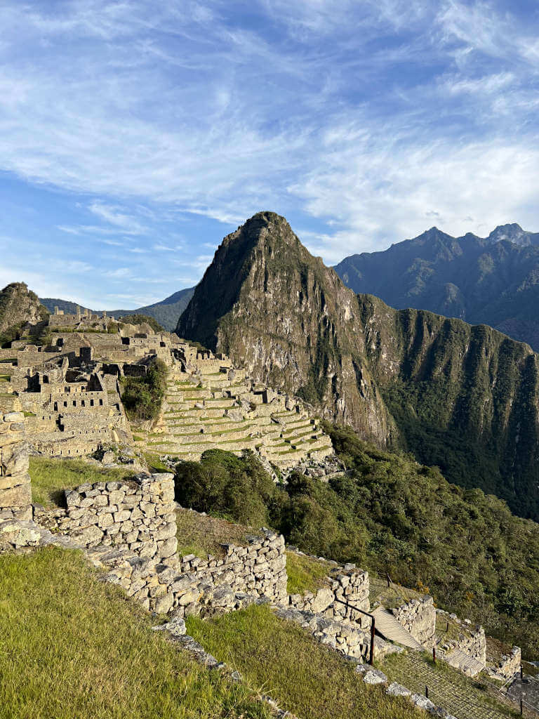 Huayna Picchu and the inca ruins of Machu Picchu