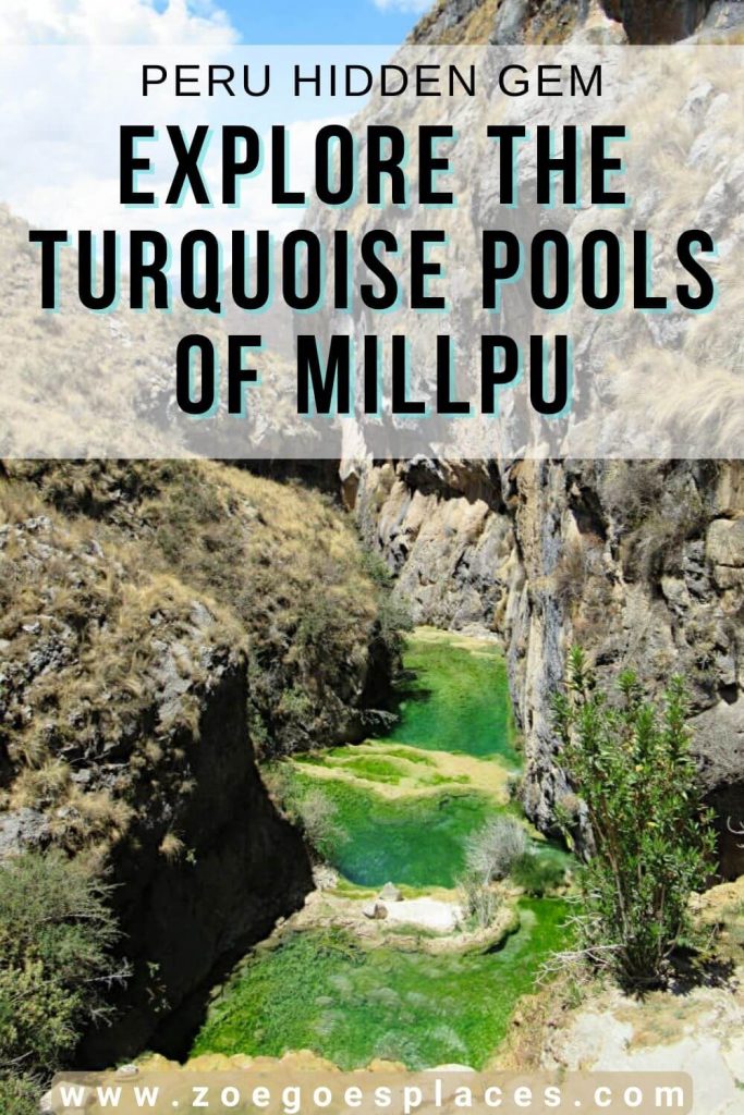 Peru's hidden gem. Explore the Turquoise Pools of Millpu Ayacucho