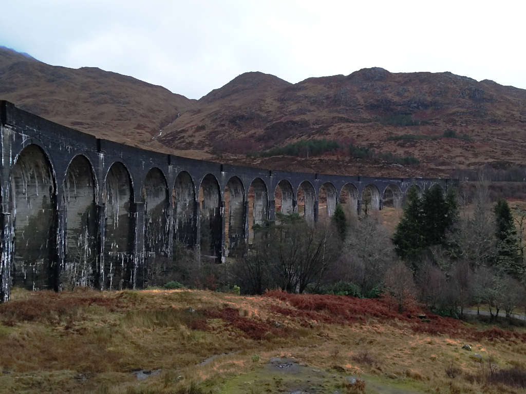 The many arches of the viaduct that make it so instantly recognisable