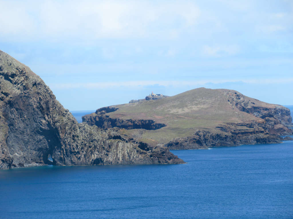 The lighthouse on the northeastern tip of the island