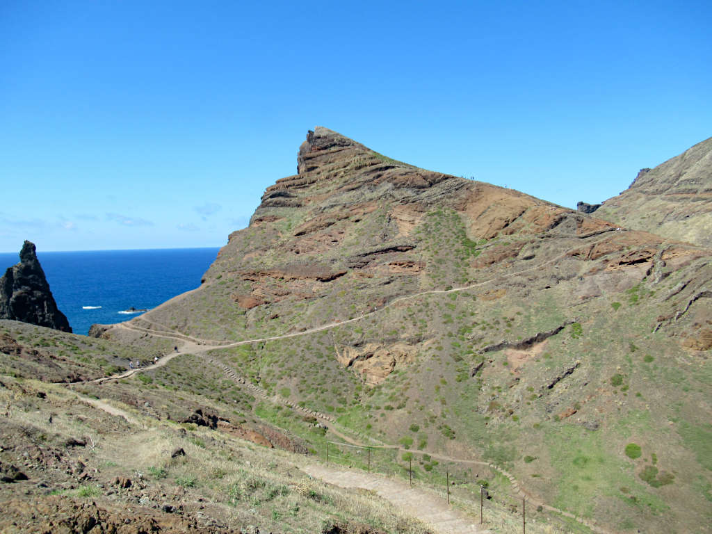 The walking trails at Sao Laurenco on the northeastern tip of the island with fantastic coastal views