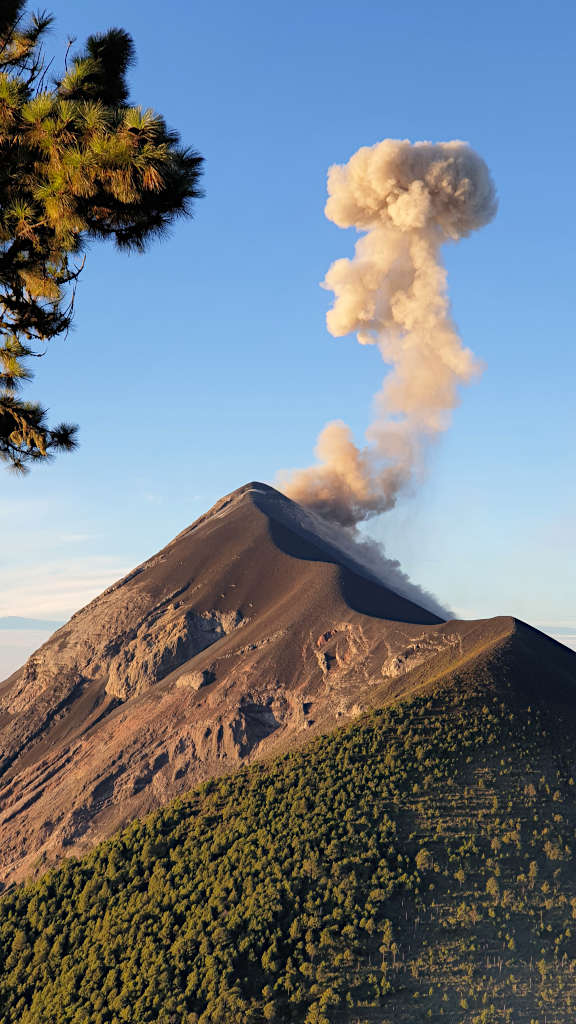 Witnessing an eruption from base camp, a highlight of Guatemala